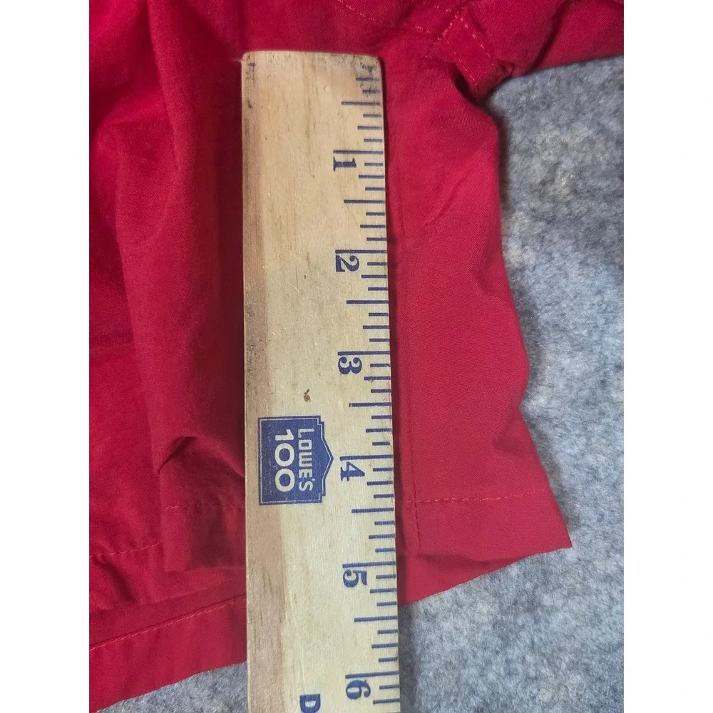 TYR Mens Swim Trunks Red Nylon Mesh Lined Athletic Shorts Small